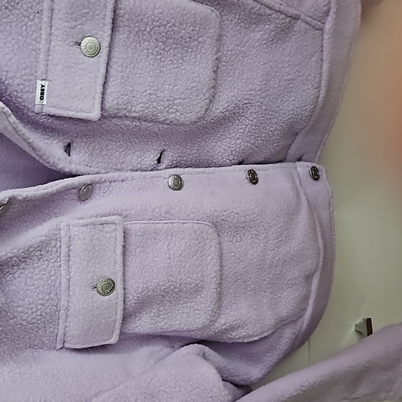 Obey Melanie Fleece Shirt Jacket - Picture 4 of 9